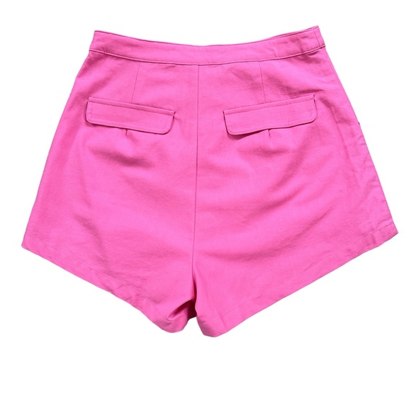 Sabo Skirt Pink Linen Blend High Rise Shorts Size: Small NWOT‎ - Picture 5 of 9